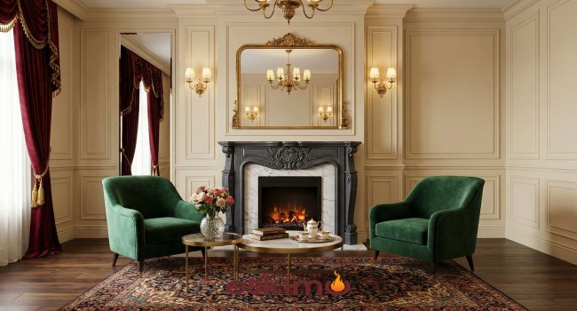 Elektrikli Bacasız Şömine