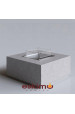 Cube Large Hafif Beton Şömine
