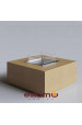 Cube Large Hafif Beton Şömine