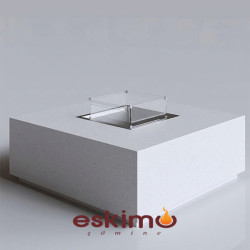 Cube XL Hafif Beton Şömine