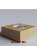 Cube XL Hafif Beton Şömine