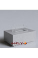 Stone Table Small Hafif Beton Şömine